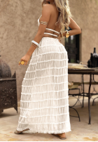 Compleu Top  i Fustă Letters To Summer ecru