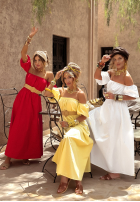 Rochie Cu croială spaniolă z paskiem Summer Villa albă