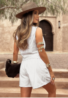 Compleu Vestă i krótkie spodenki Desert Princess Alb