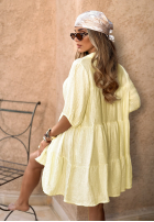 Rochie oversize Sunbathing Today bananowa