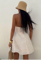 Ażurowa Rochie mini La Milla Dream Of Far Away albă
