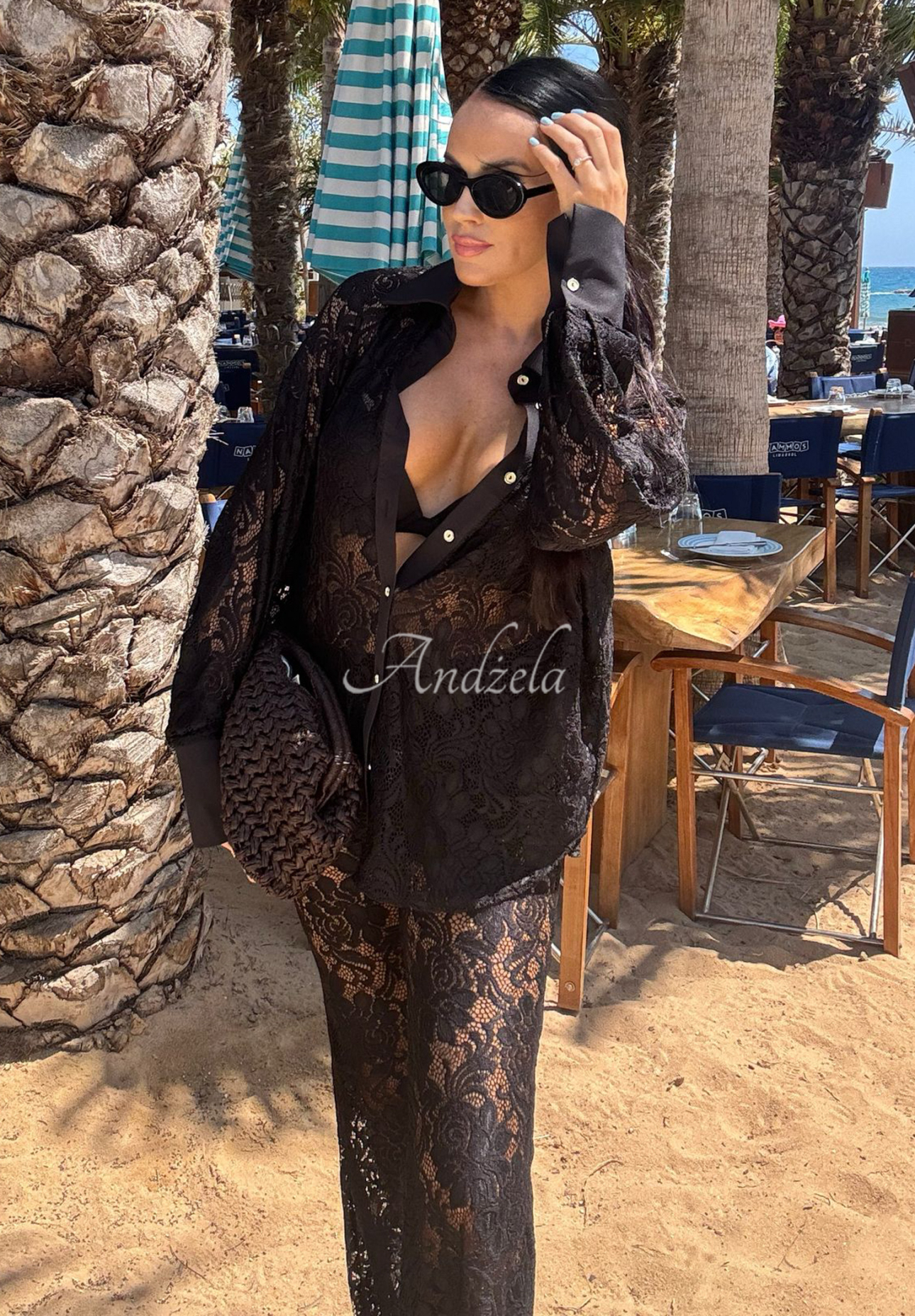 Pantaloni din dantelă La Milla Lace Elegance