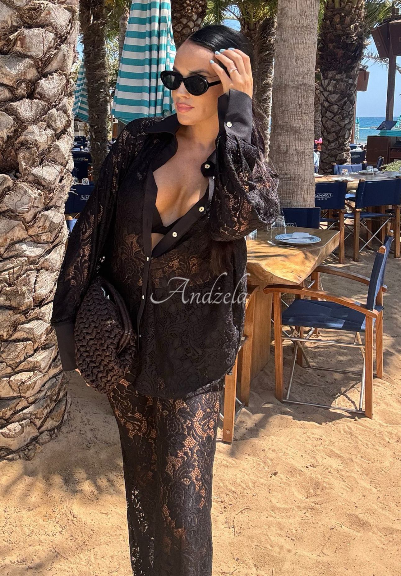 Pantaloni din dantelă La Milla Lace Elegance