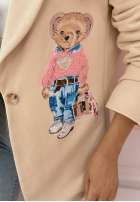 Sacou z misiem Bear Delight ciemnobeżowa