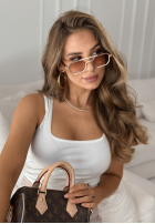 Ochelari przeciwsłoneczne Charm & Radiance złoto-maro