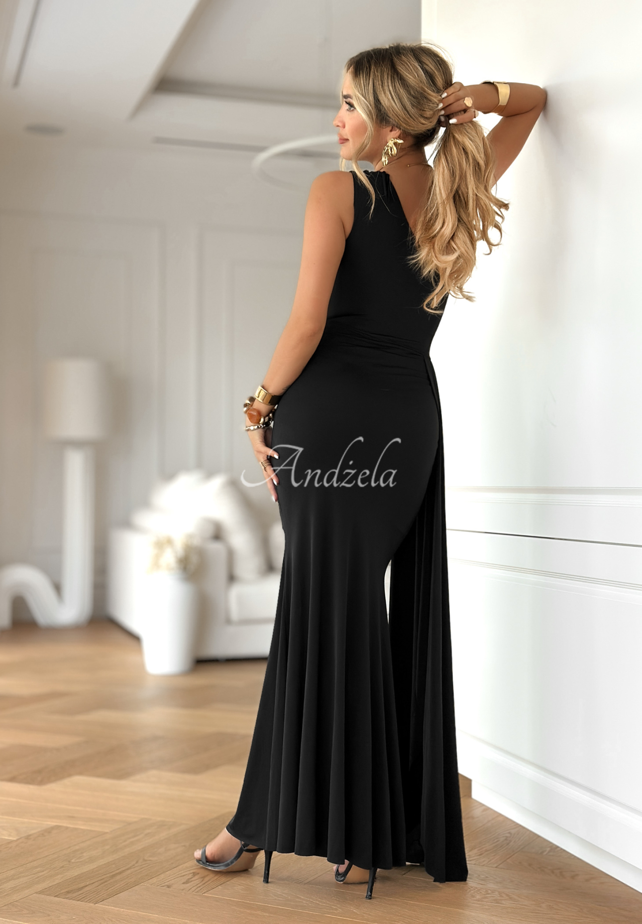 Rochie asimetrică maxi Time To Dance