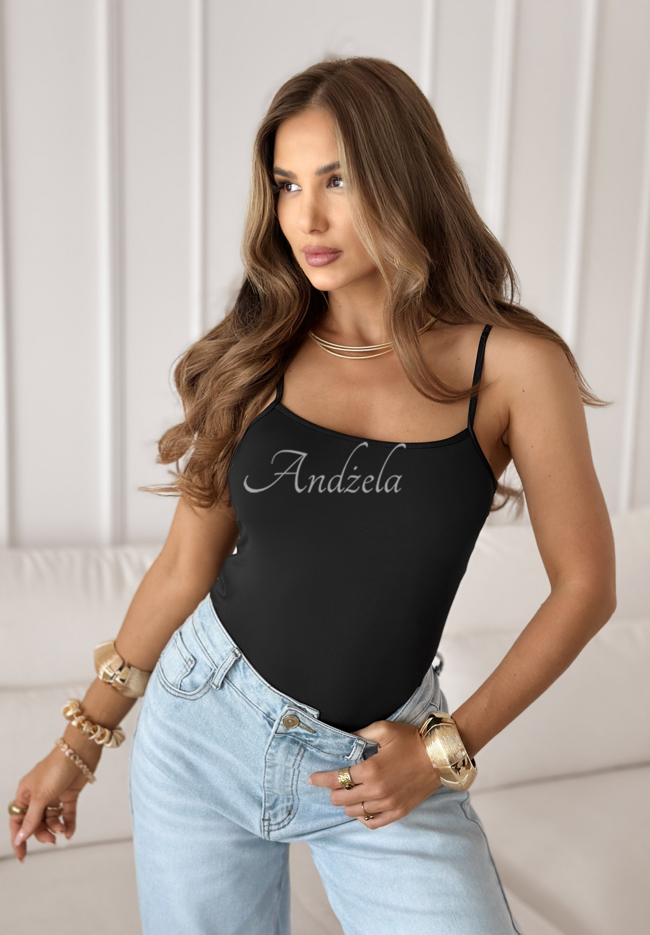 Top       cu bretele Freehand