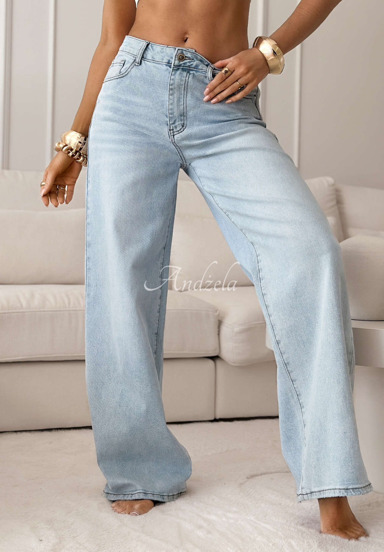 Blugi wide leg You Stand There