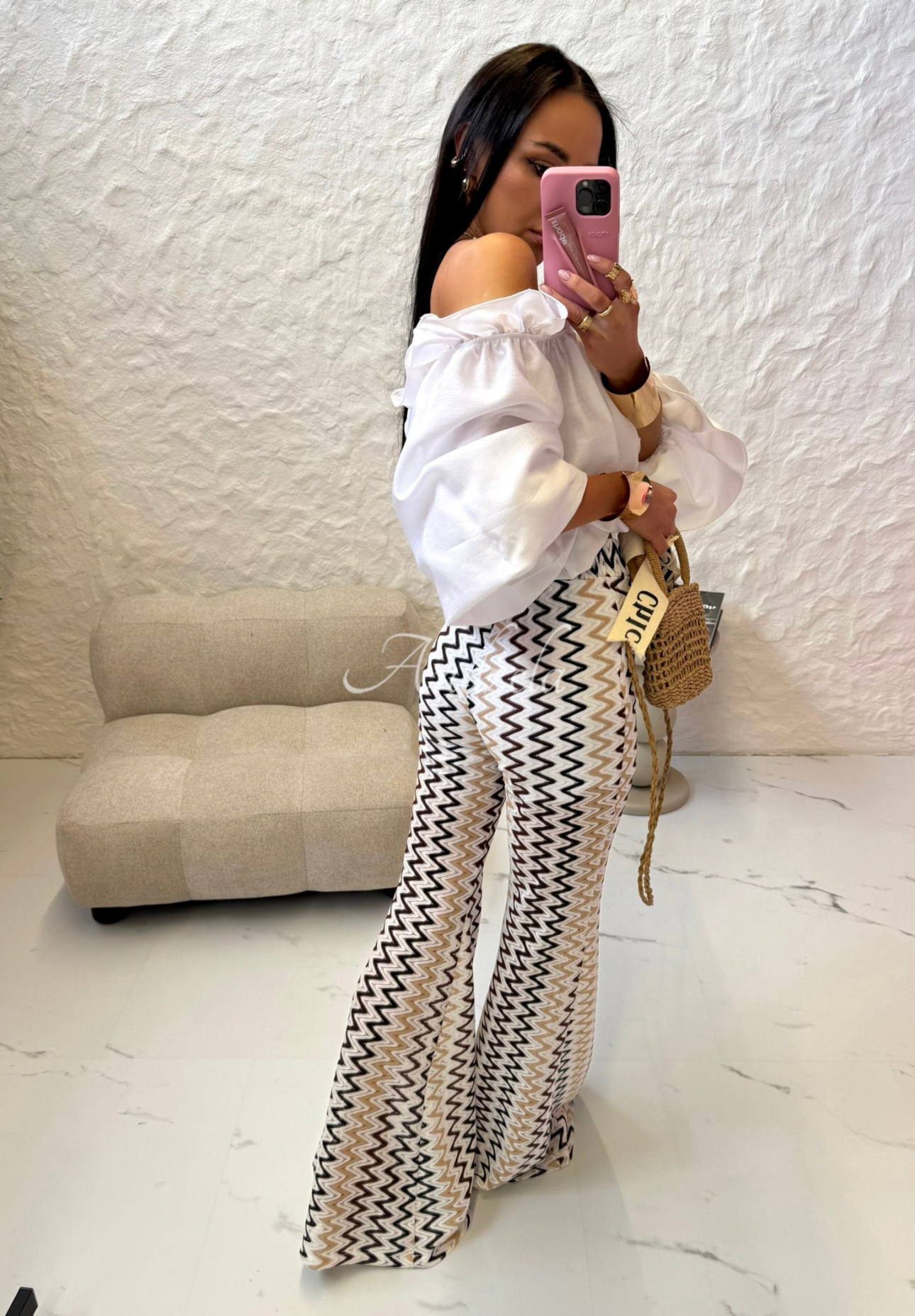 Pantaloni evazați ajurați La Milla Sun-Kissed Shades