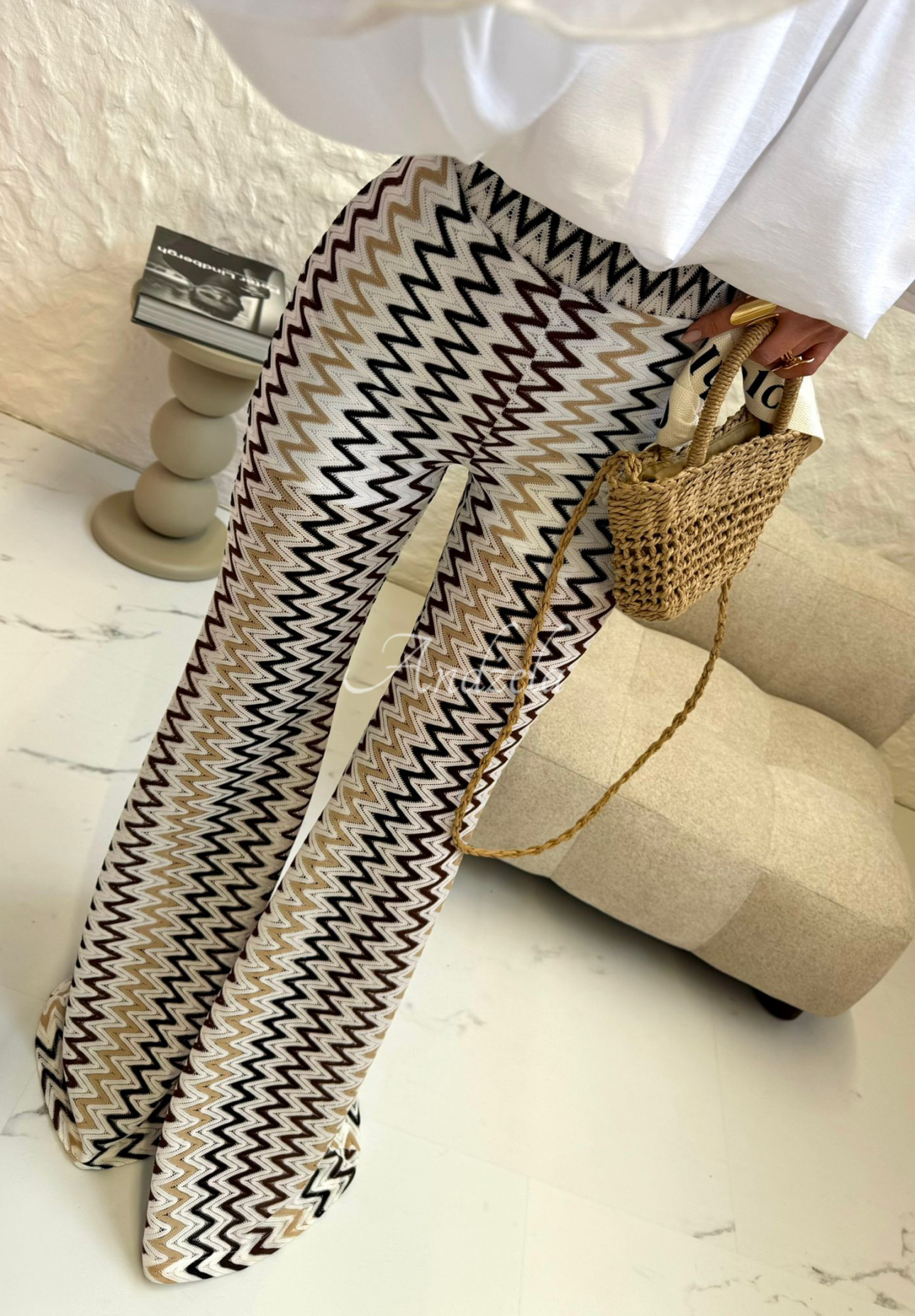 Pantaloni evazați ajurați La Milla Sun-Kissed Shades