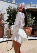 Koronkowe spódnico-spodenki La Milla Exquisite Lace białe