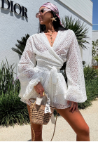 Koronkowe spódnico-spodenki La Milla Exquisite Lace białe