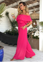 Długi Salopetă Cu croială spaniolă Secret Lagoons fucsia