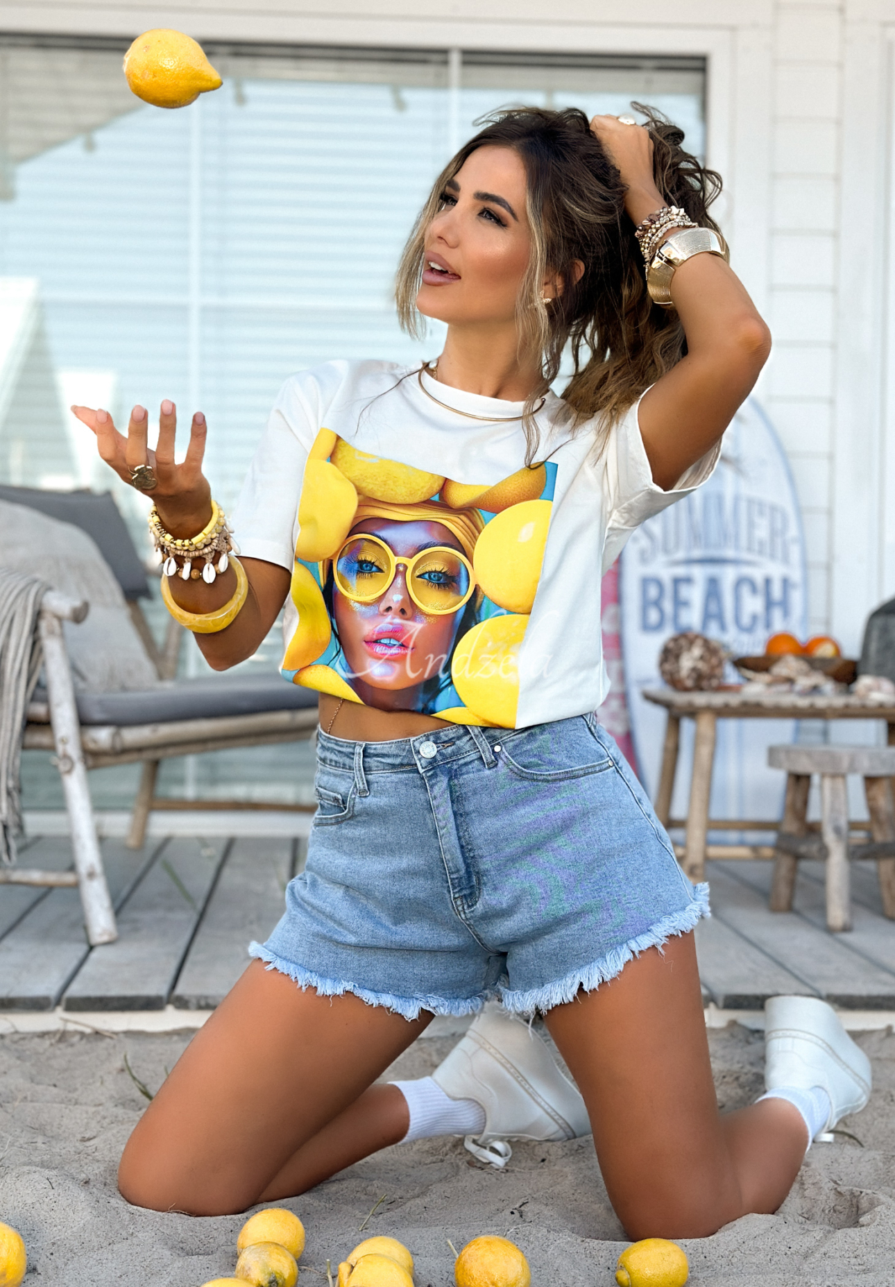 Tricou cu imprimeu MC Yellow Inspiration