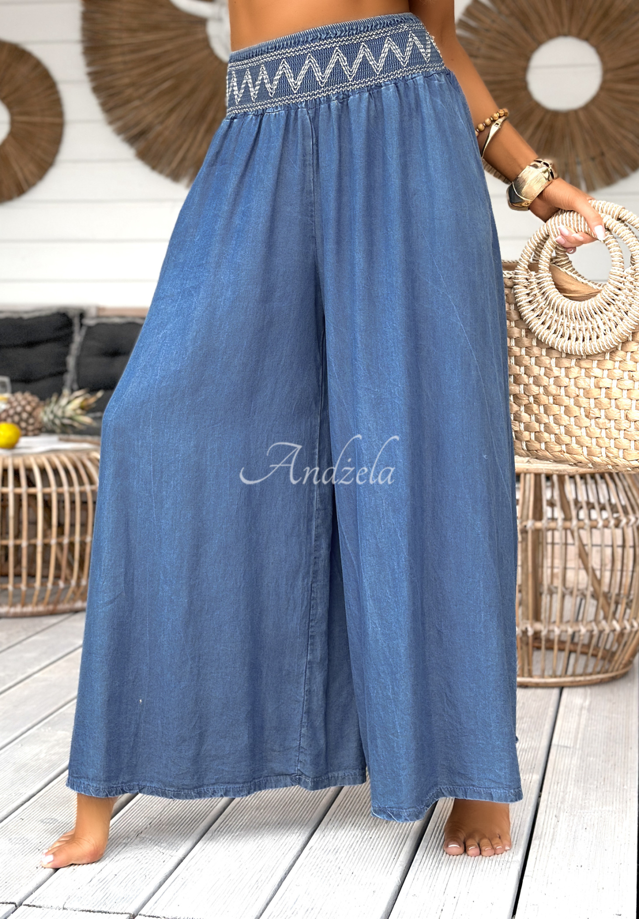 Pantaloni wide leg Extremely Welcome