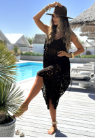 Ażurowa Rochie boho Samira negru