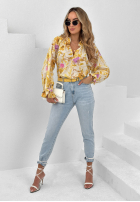Pantaloni din denim Life With Somebody albastru deschis