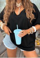 Tricou oversize Need To Breathe negru
