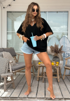 Tricou oversize Need To Breathe negru