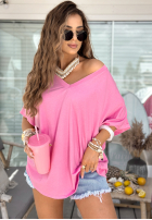 Tricou oversize Need To Breathe roz