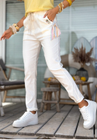 Pantaloni Victory Leap ecru