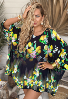 Bluză oversize w cytrynki Lemons For You negru