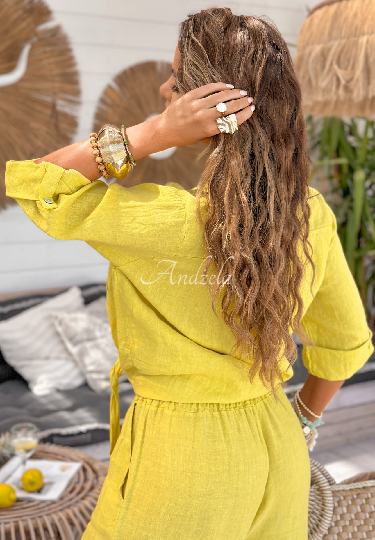 Pantaloni wide leg din in On Vacation