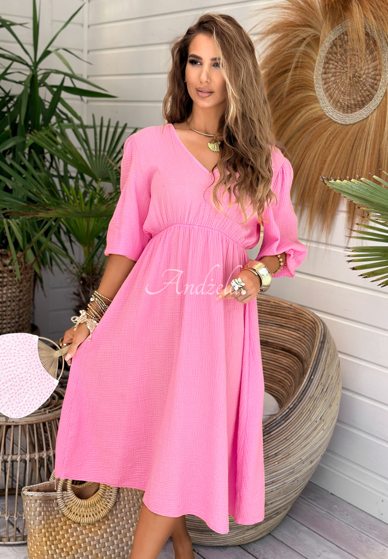 Rochie de muselină Make Me Happy
