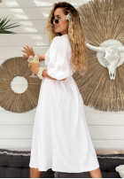 Muślinowa Rochie Make Me Happy albă