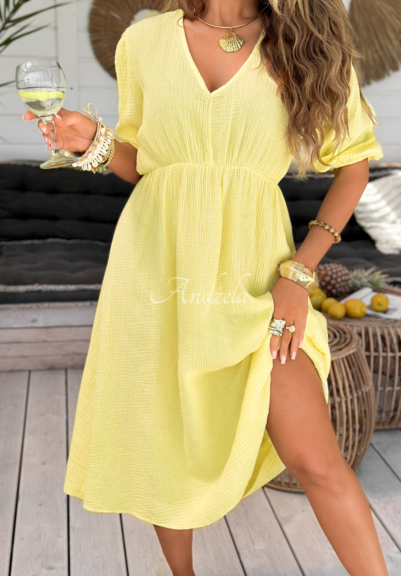 Rochie de muselină Make Me Happy