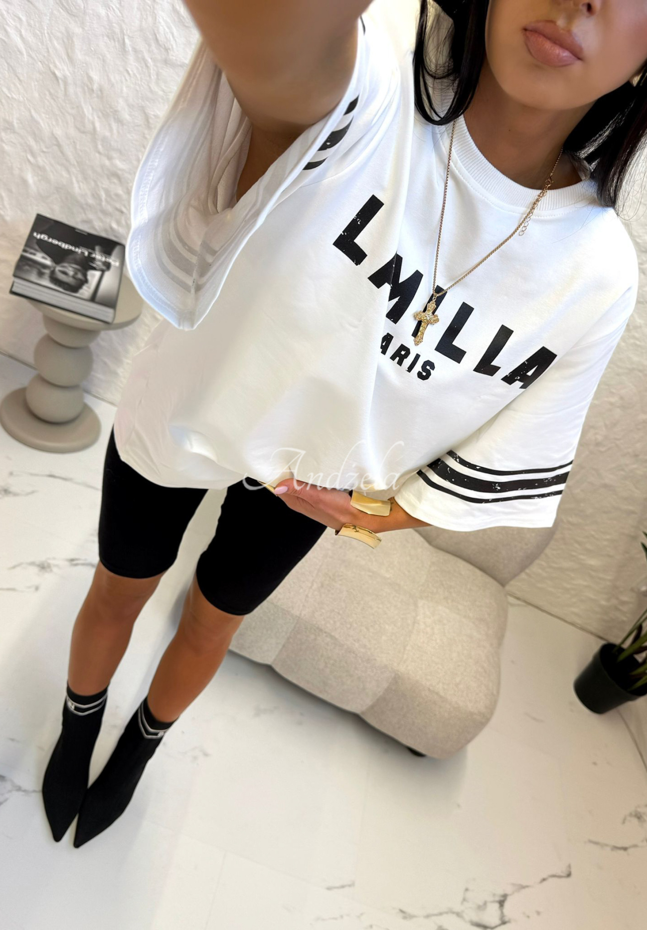 Tricou cu imprimeu La Milla Love Paris