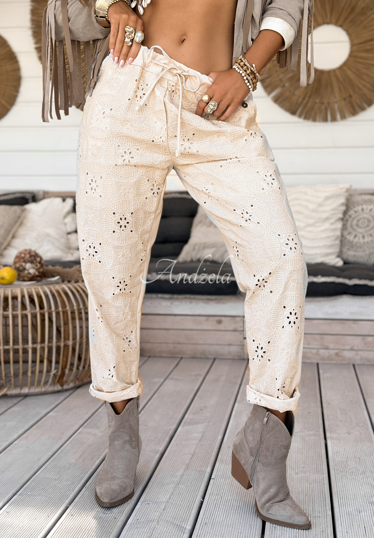 Pantaloni ajurați Made Of Starlight