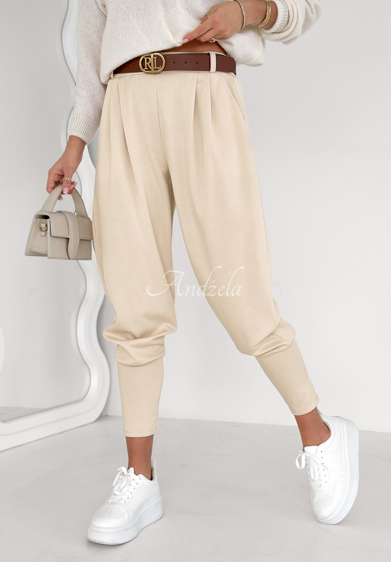 Pantaloni din material The First Try