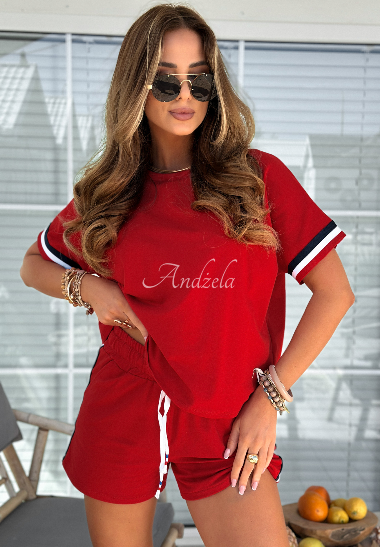 Set format din tricou și pantaloni scurți Sporty Vibes