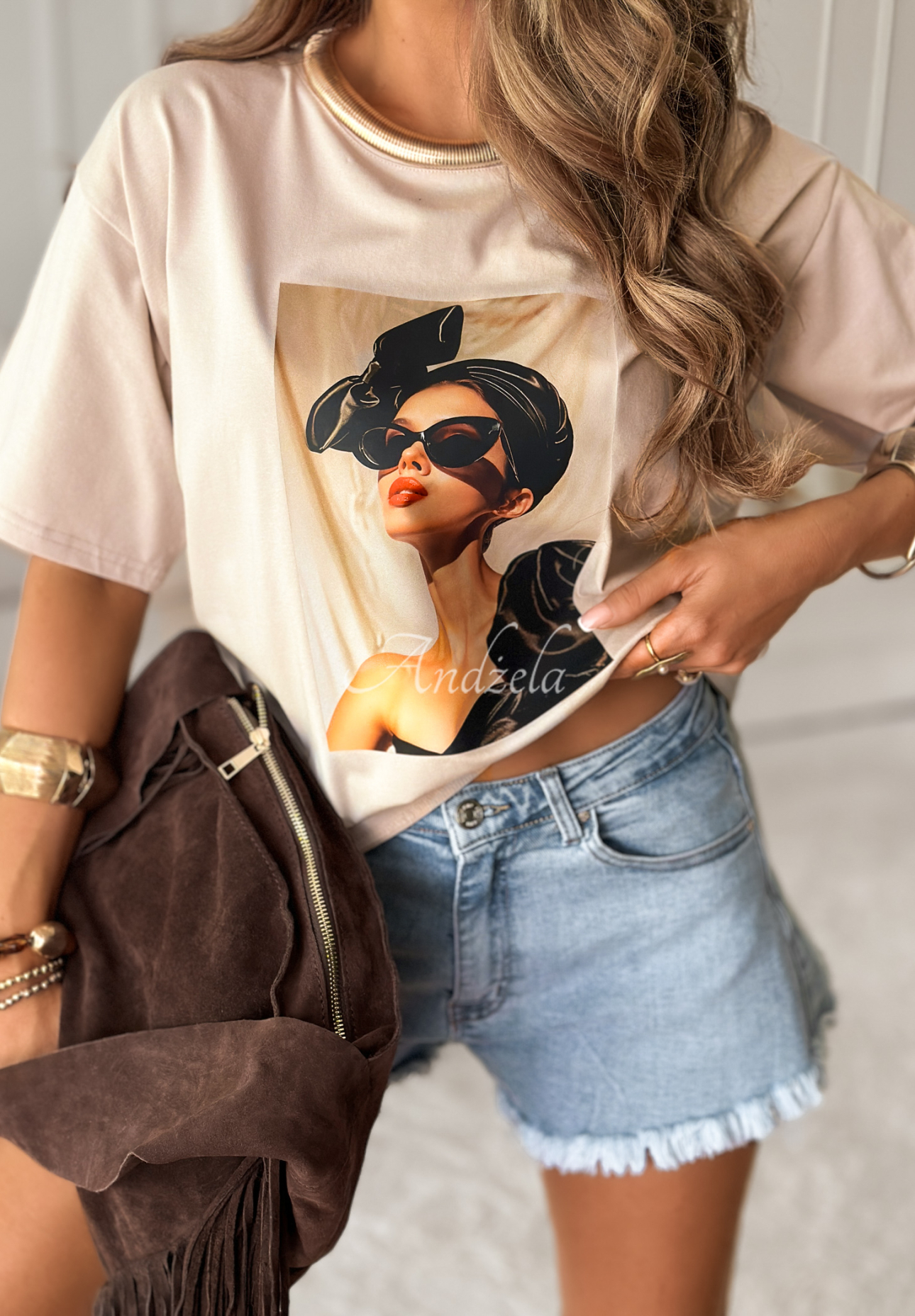 Tricou cu imprimeu Madame Fancy