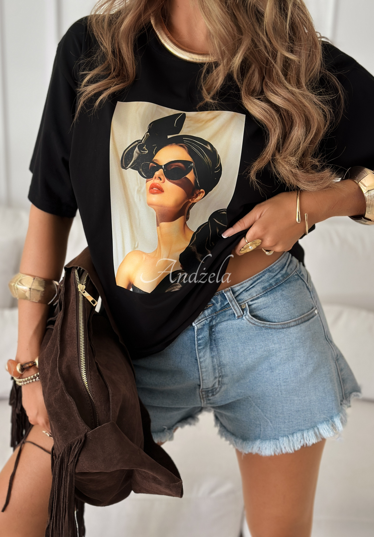 Tricou cu imprimeu Madame Fancy