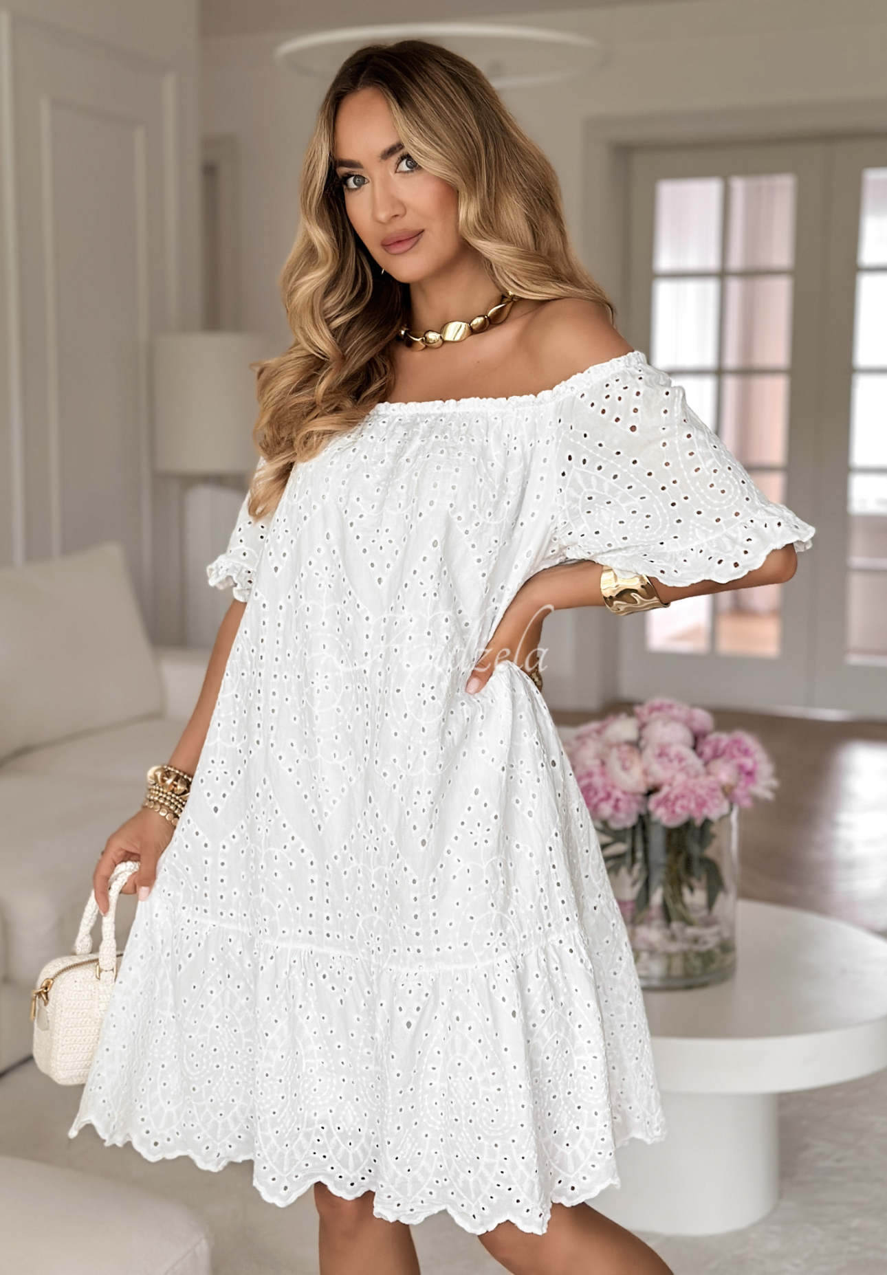 Rochie spaniolă boho ajurată Palm Coast