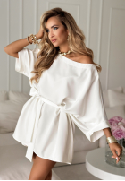 Rochie z paskiem Self Healing ecru