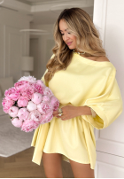 Rochie z paskiem Self Healing bananowa
