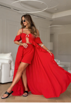 Compleu Rochie i krótkie spodenki Summer Coctails roșu
