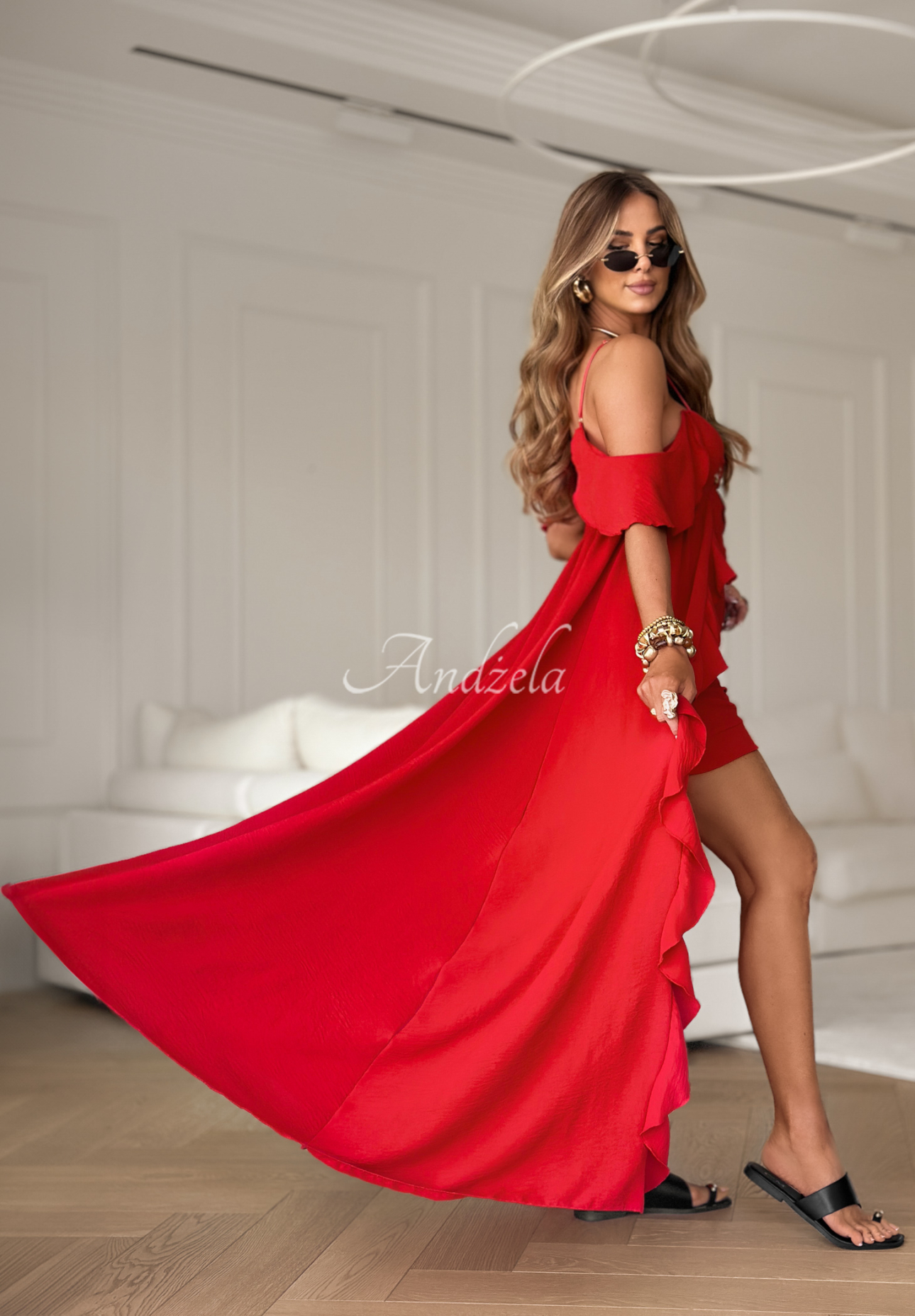 Set format din rochie și pantaloni scurți Summer Coctails