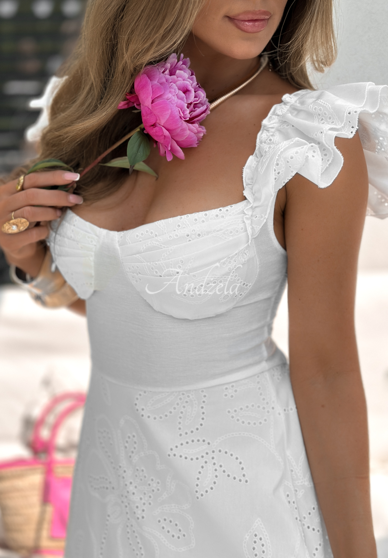 Rochie ajurată boho Palm Beaches