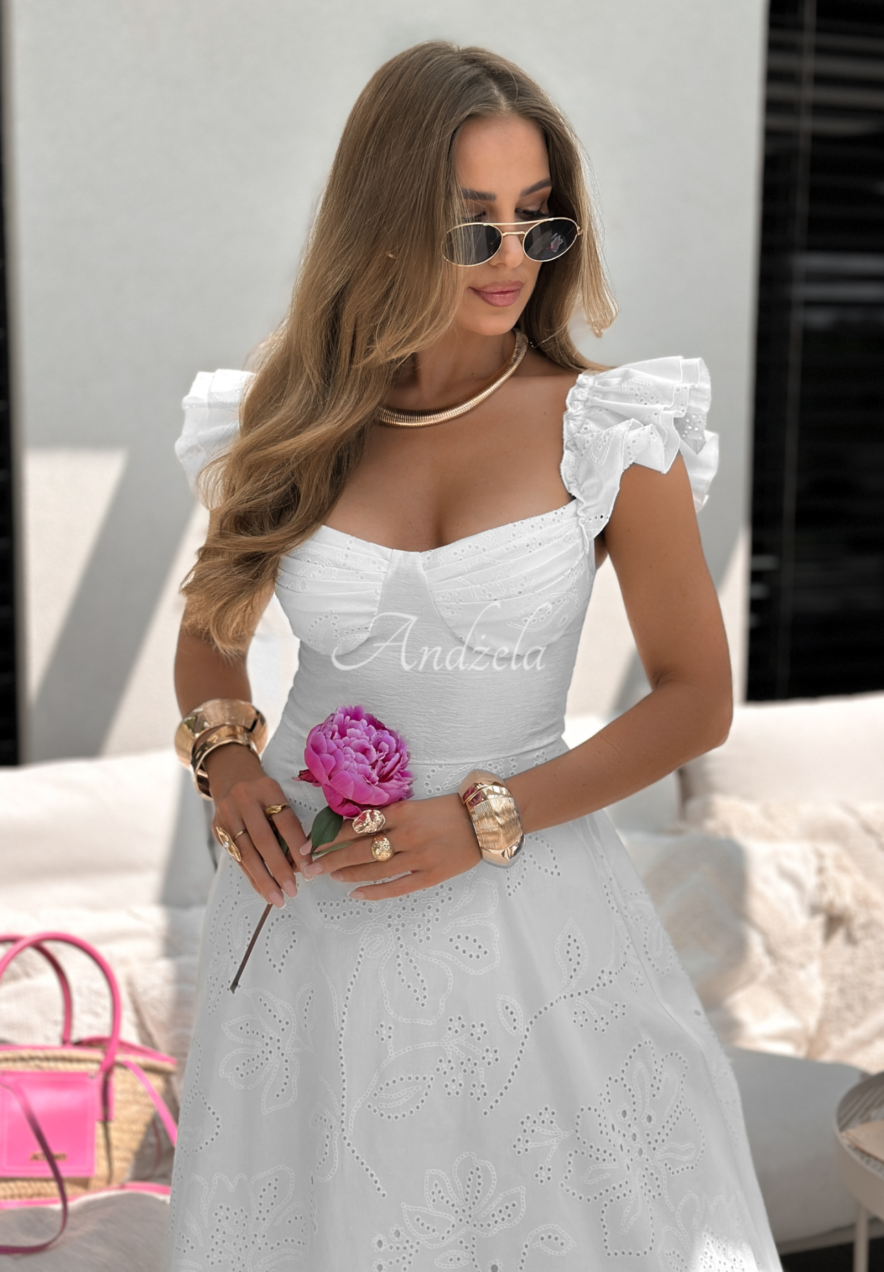 Rochie ajurată boho Palm Beaches