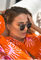 Ochelari przeciwsłoneczne Glamorous Glances złoto-negre