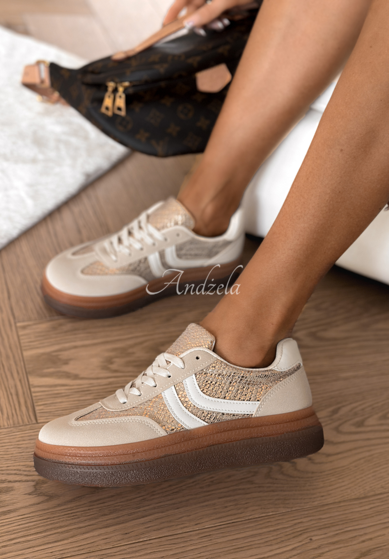 Adidași cu imprimeu animal Flexi Feet