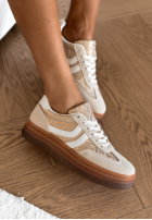 Adidași w zwierzęcy print Flexi Feet bej