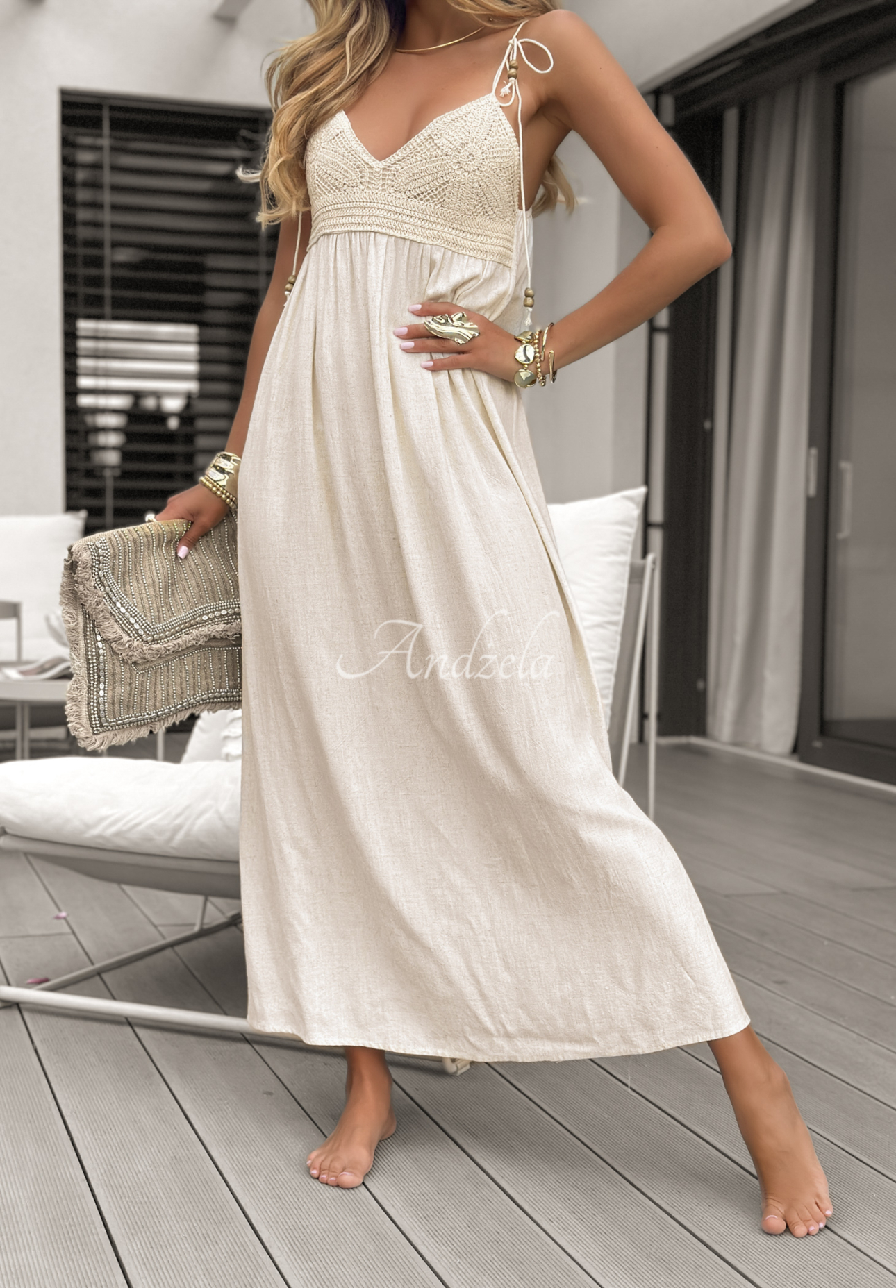 Rochie maxi boho din in Long Time No Sea