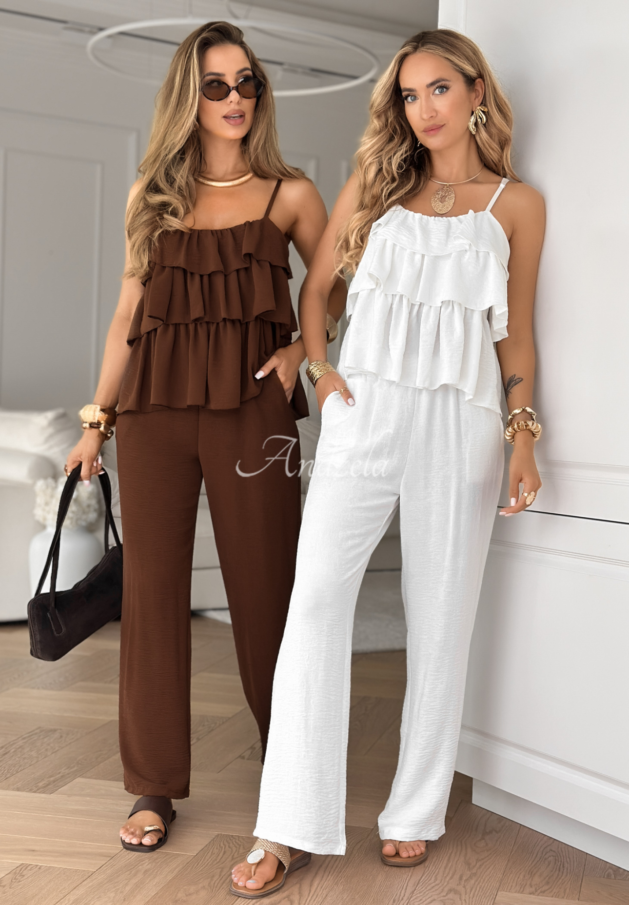 Set format din Top  și pantaloni Be Your Own Muse