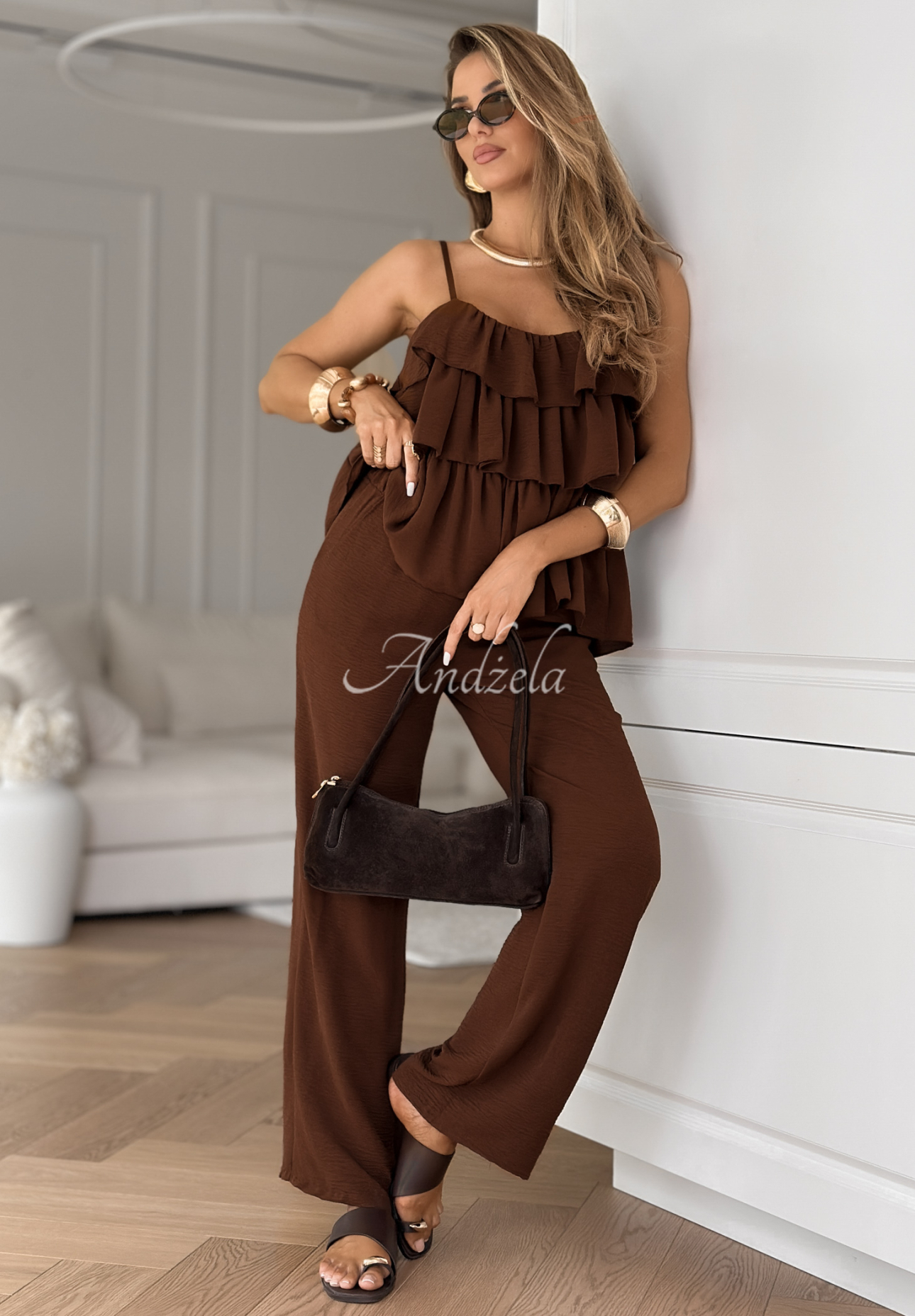 Set format din Top  și pantaloni Be Your Own Muse