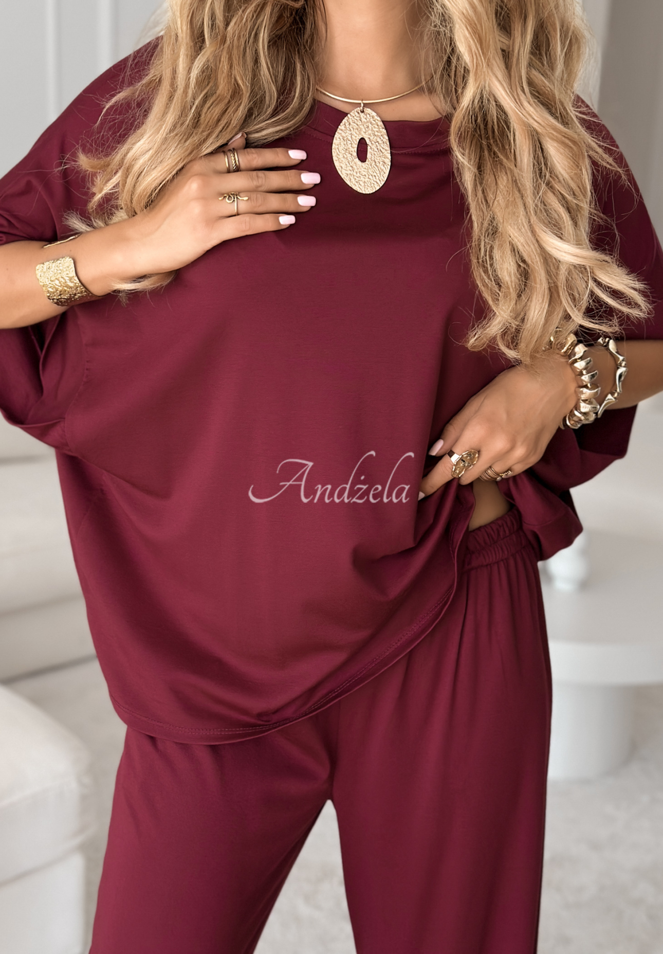 Set format din tricou oversize și pantaloni Two Halves